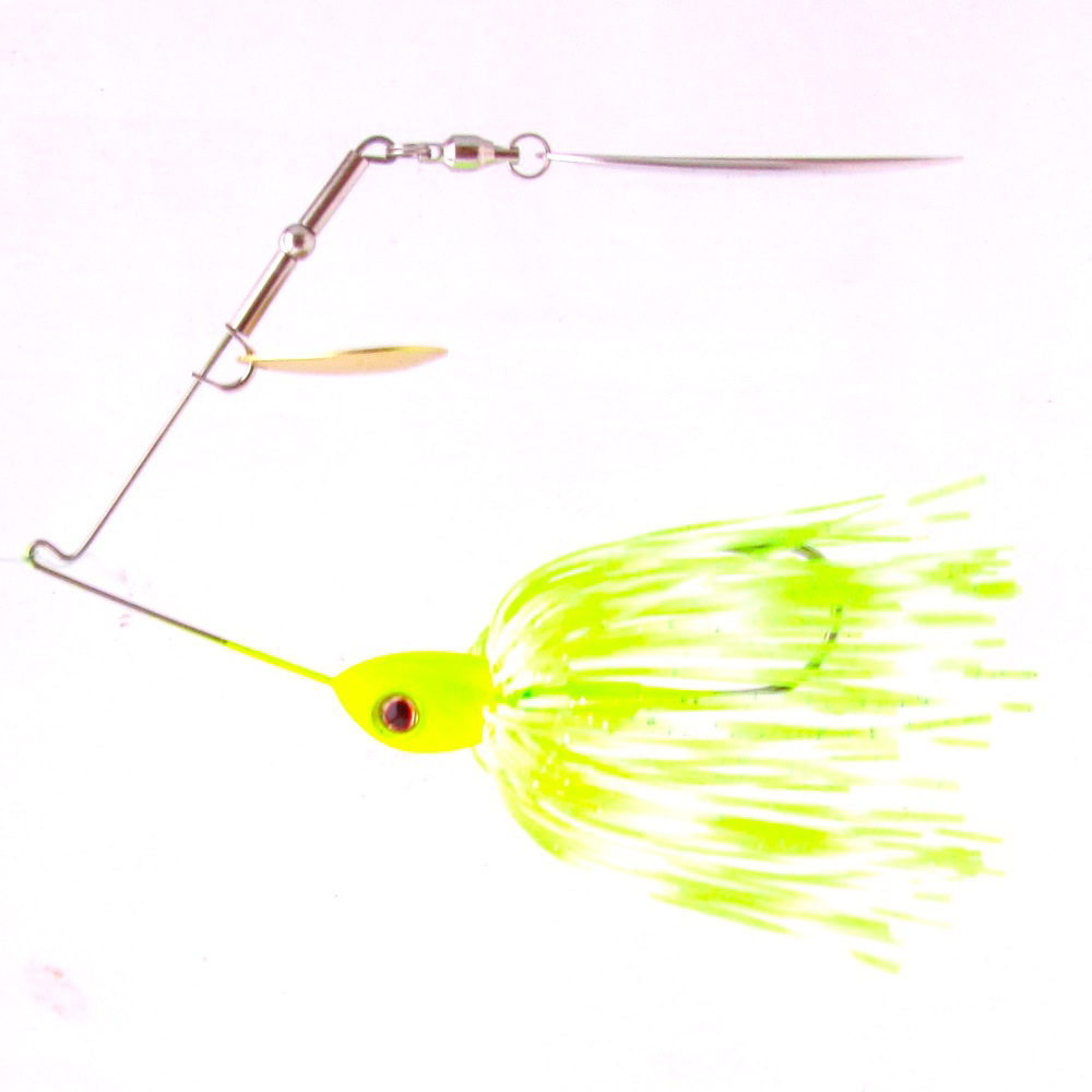 Chartreuse & White Combination Spinnerbait